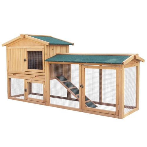Wooden pet rabbit - pet, bunny