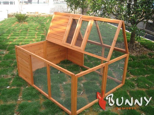 Fully folding sheltered rabbit - folding,