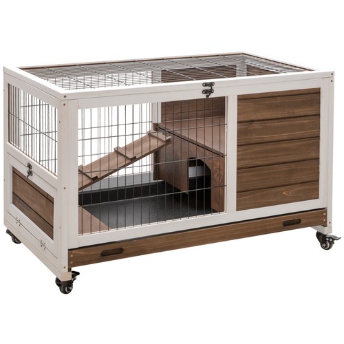 Pawhut rabbit cages guinea - cages,,