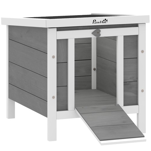 Pawhut rabbit hutch bunny - rabbit, hutch,