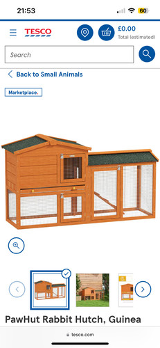 Pawhut rabbit hutch - pawhut,