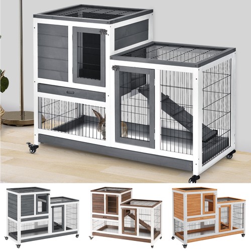 Wooden rabbit hutch bunny - wooden,
