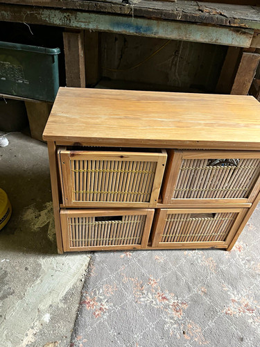 Rabbit wooden tier hutch - 2,