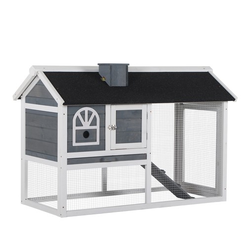 Pawhut rabbit hutch - rabbit, hutch,