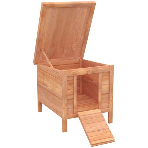 Pawhut rabbit hutch bunny - pawhut, hutch,