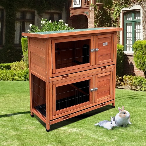 Rabbit guinea pig hutch - rabbit,