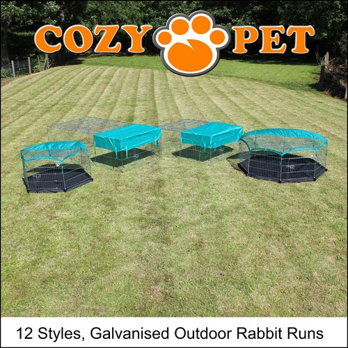 Rabbit run galvanised - run,